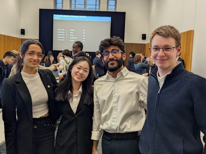 Team photo of the second team from LUBS that made it to the semi-final of the UBC