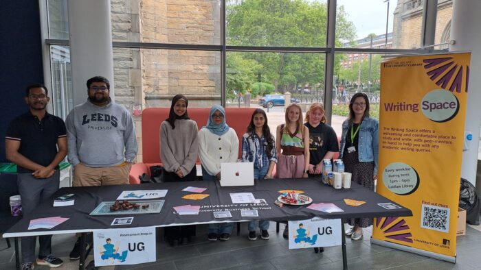 Former UG reps running an engagement stall in the MK Foyer